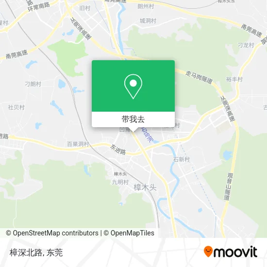 樟深北路地图