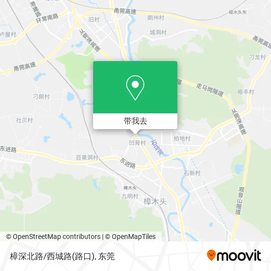 樟深北路/西城路(路口)地图