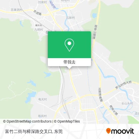 富竹二街与樟深路交叉口地图