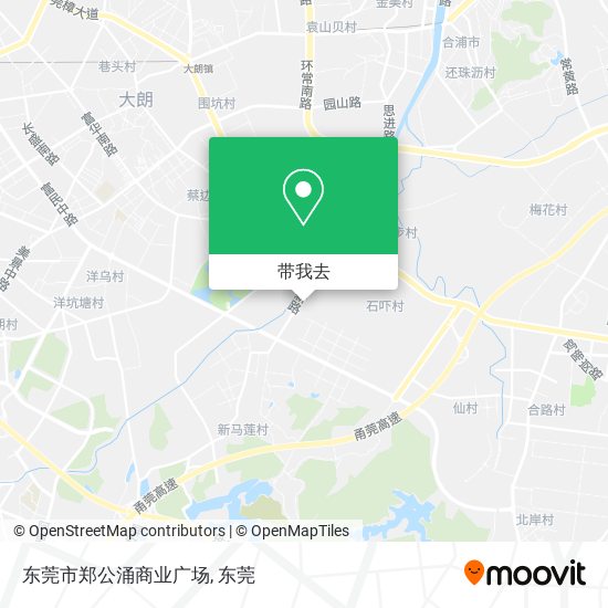 东莞市郑公涌商业广场地图