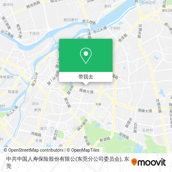 中共中国人寿保险股份有限公(东莞分公司委员会)地图