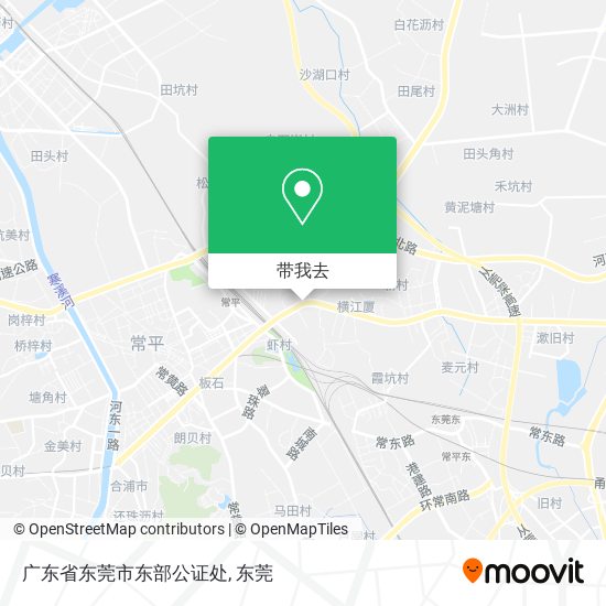 广东省东莞市东部公证处地图