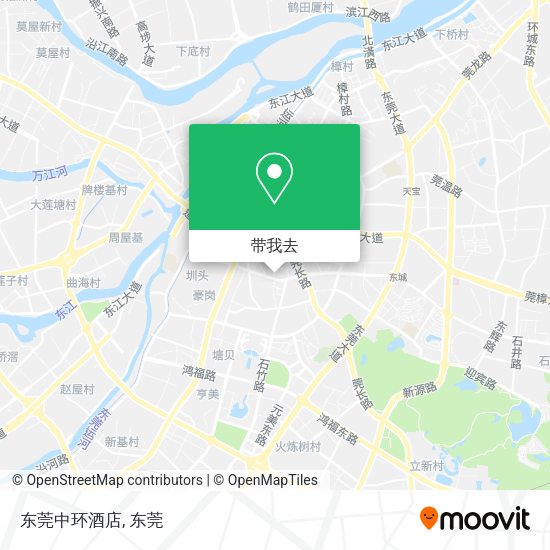 东莞中环酒店地图