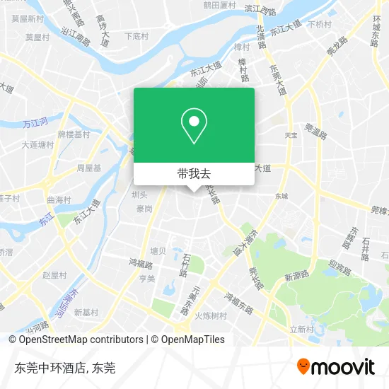 东莞中环酒店地图