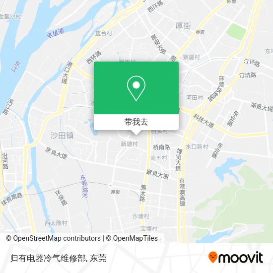 归有电器冷气维修部地图