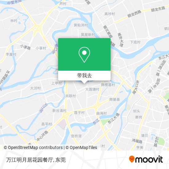 万江明月居花园餐厅地图