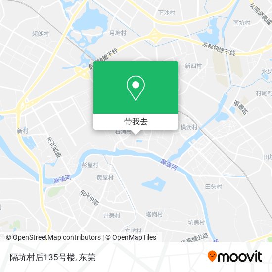 隔坑村后135号楼地图