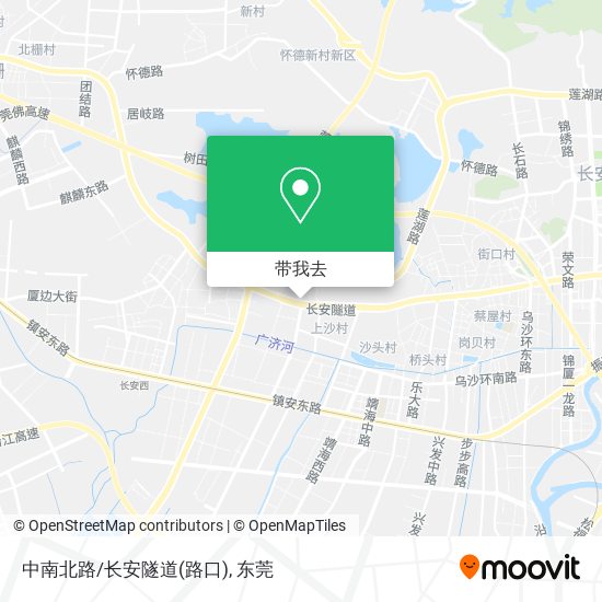 中南北路/长安隧道(路口)地图