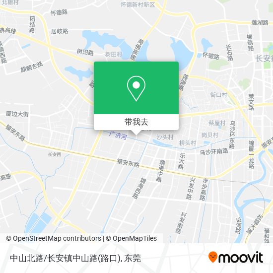 中山北路/长安镇中山路(路口)地图
