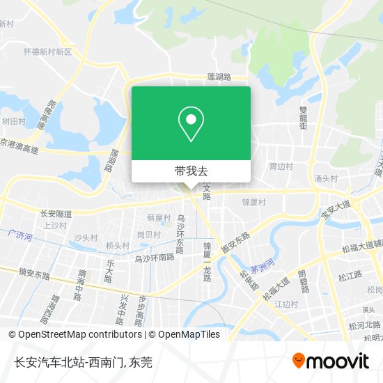 长安汽车北站-西南门地图