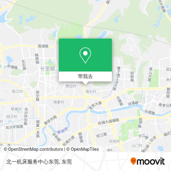 北一机床服务中心东莞地图