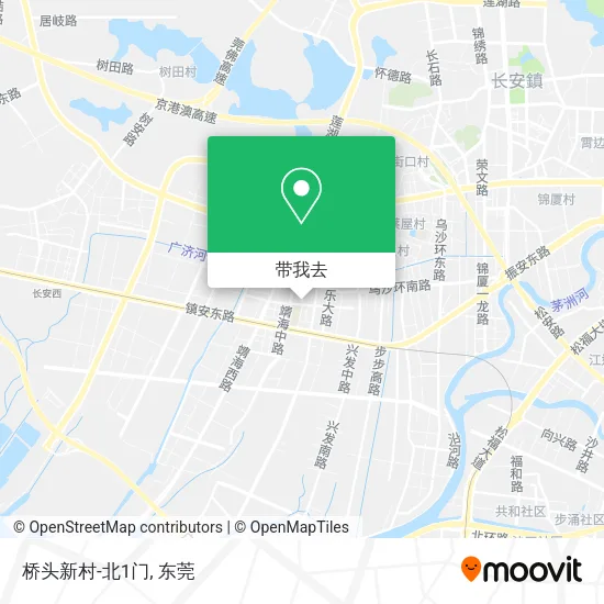 桥头新村-北1门地图