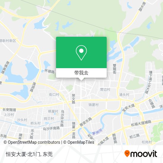 恒安大厦-北1门地图