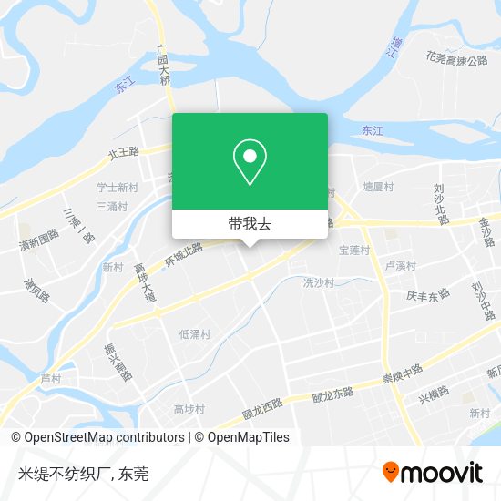 米缇不纺织厂地图