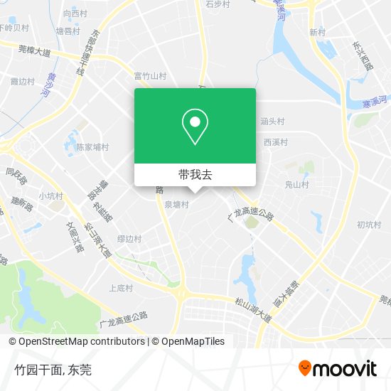 竹园干面地图