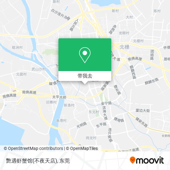 艷遇虾蟹馆(不夜天店)地图