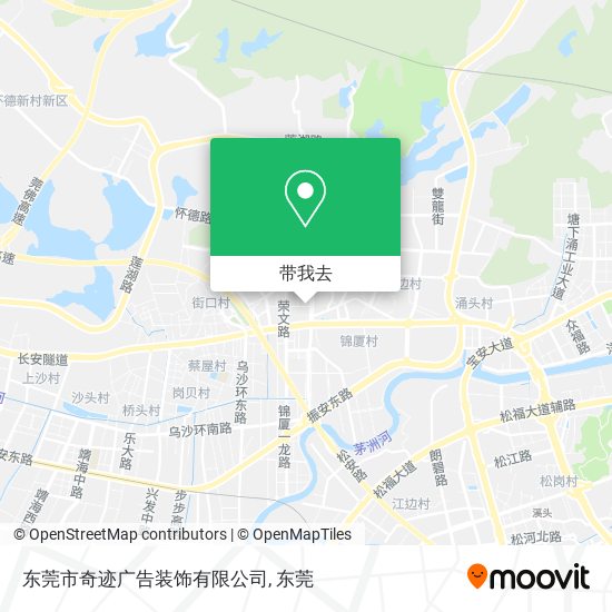东莞市奇迹广告装饰有限公司地图
