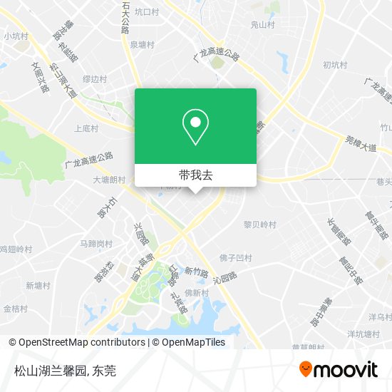 松山湖兰馨园地图