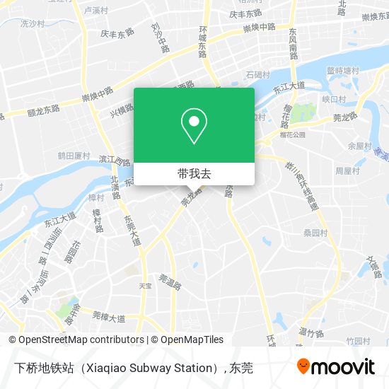 下桥地铁站（Xiaqiao Subway Station）地图