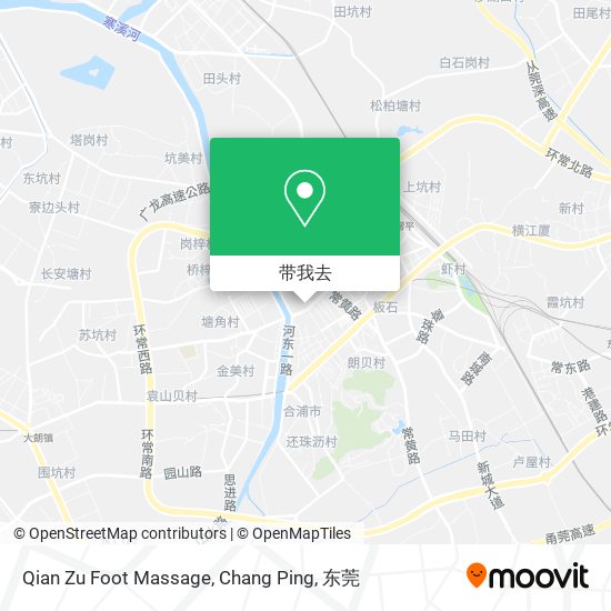 Qian Zu Foot Massage, Chang Ping地图