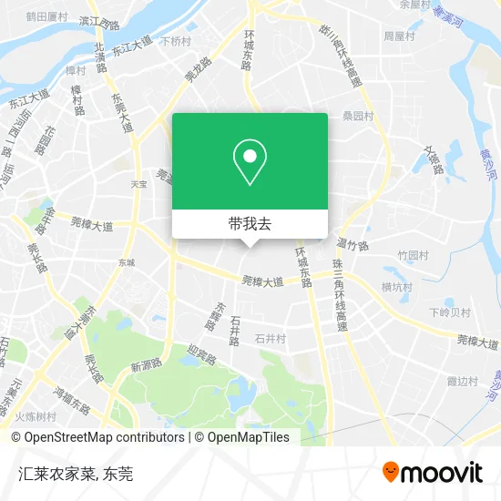 汇莱农家菜地图