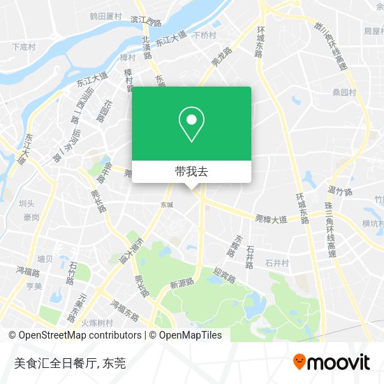 美食汇全日餐厅地图