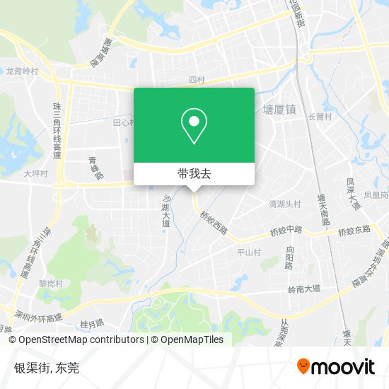 银渠街地图