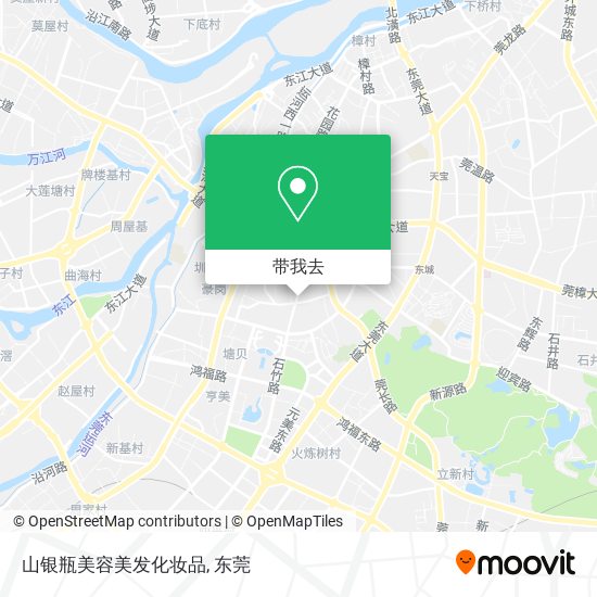 山银瓶美容美发化妆品地图