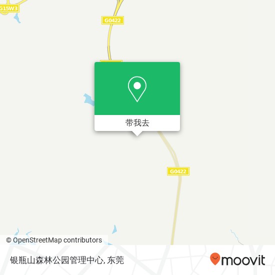 银瓶山森林公园管理中心地图