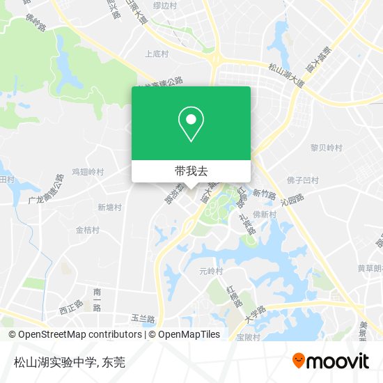 松山湖实验中学地图