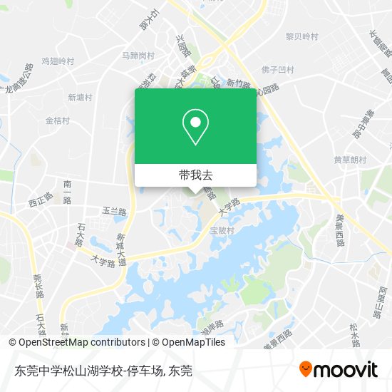 东莞中学松山湖学校-停车场地图