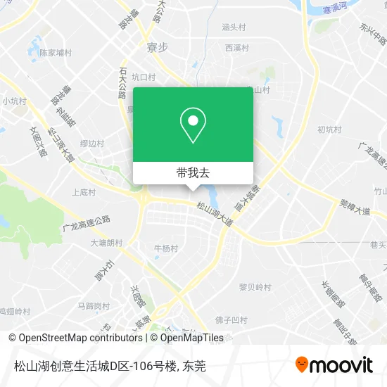 松山湖创意生活城D区-106号楼地图