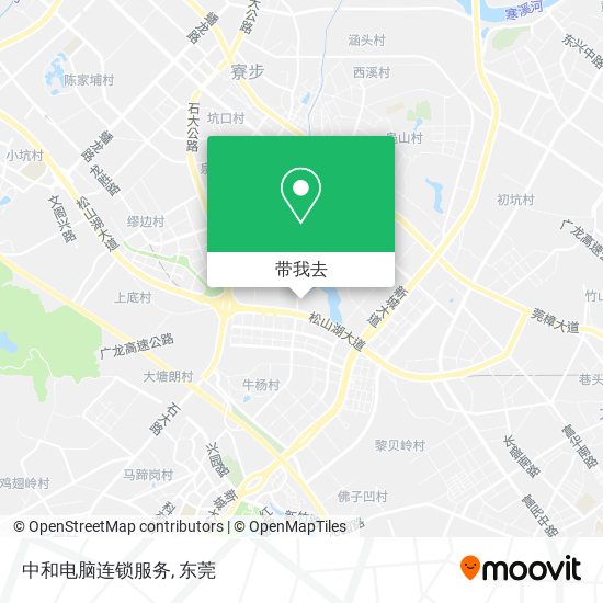 中和电脑连锁服务地图