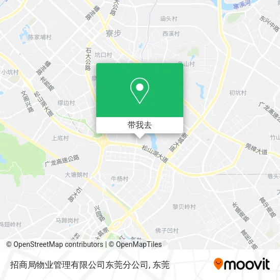 招商局物业管理有限公司东莞分公司地图