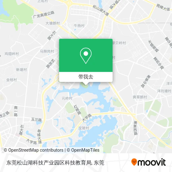 东莞松山湖科技产业园区科技教育局地图