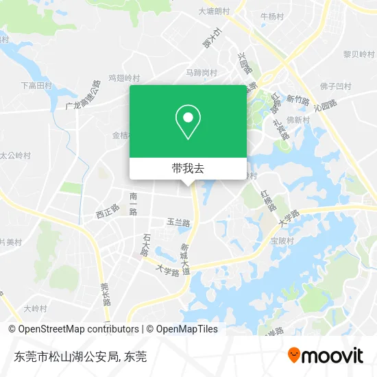 东莞市松山湖公安局地图