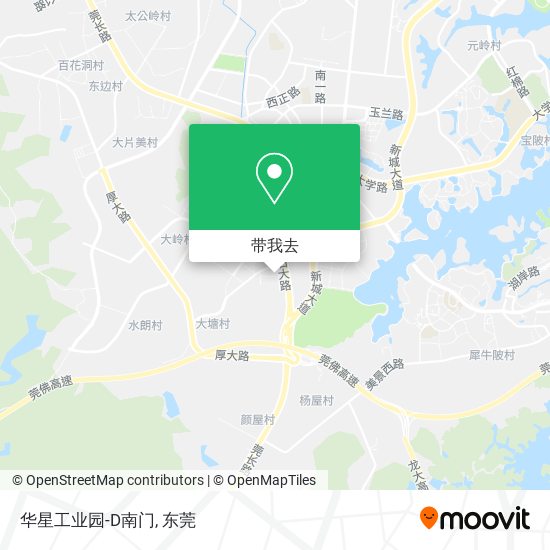 华星工业园-D南门地图
