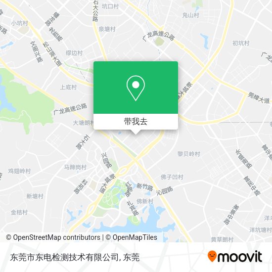 东莞市东电检测技术有限公司地图