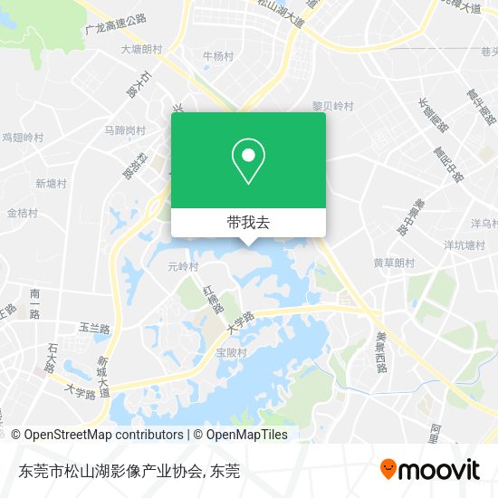 东莞市松山湖影像产业协会地图