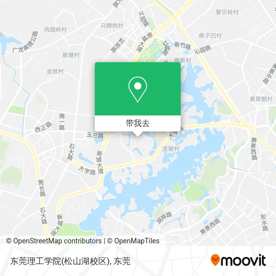东莞理工学院(松山湖校区)地图