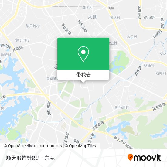 顺天服饰针织厂地图