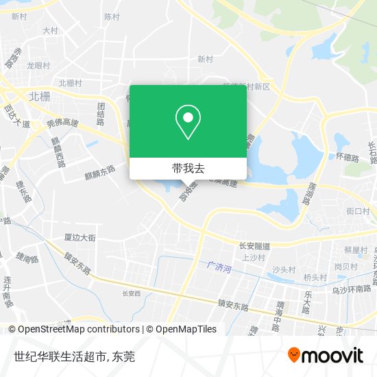 世纪华联生活超市地图