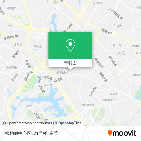 松柏朗中心区321号楼地图