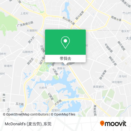 McDonald's (麦当劳)地图