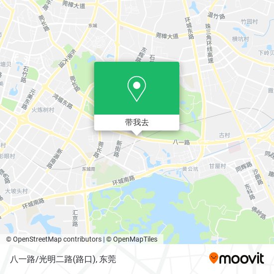 八一路/光明二路(路口)地图