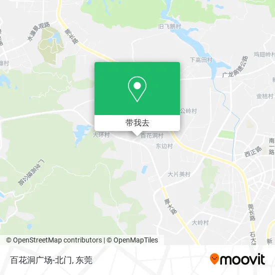 百花洞广场-北门地图