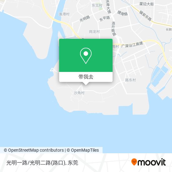 光明一路/光明二路(路口)地图