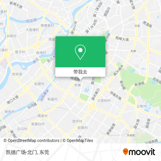 凯德广场-北门地图