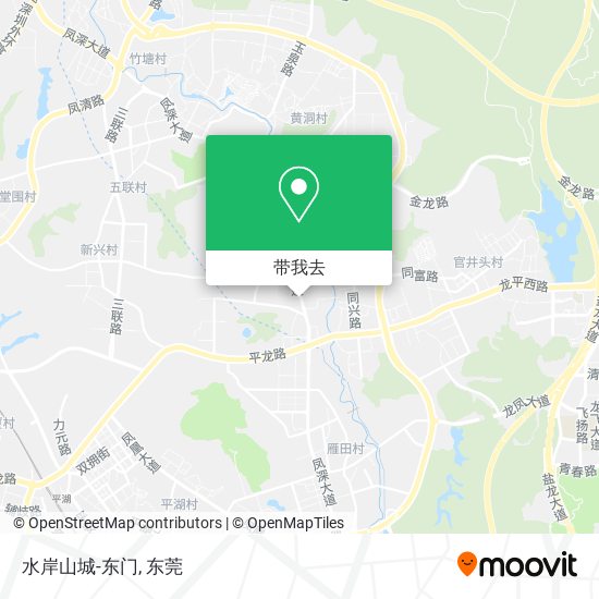 水岸山城-东门地图