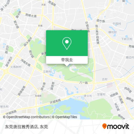 东莞唐拉雅秀酒店地图